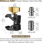 MINIFOCUS Super Clamp Mount, Tripod Clamp - Image 4