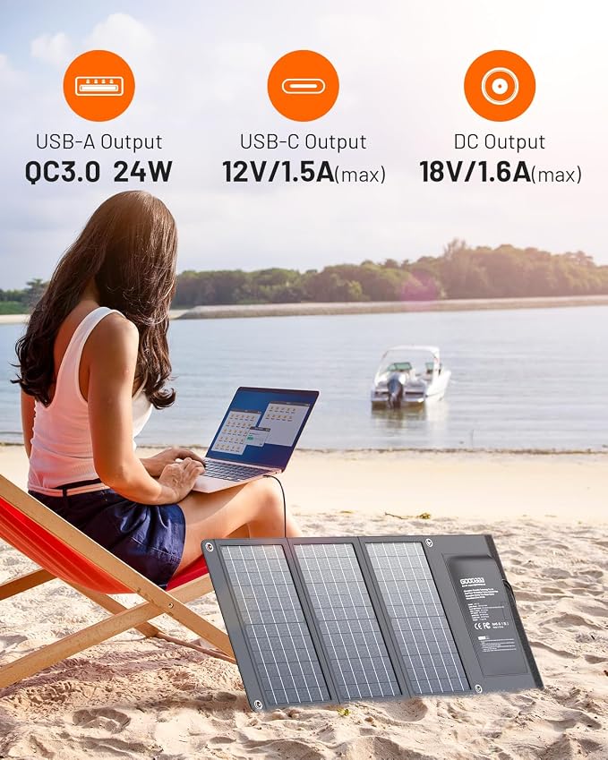 GOODaaa 30W Portable Solar Panel - Image 2