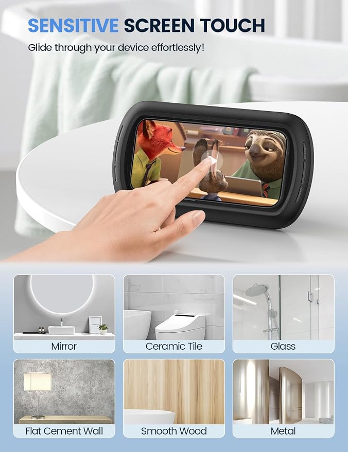 Lamicall Shower Phone Case Holder Waterproof - Image 5