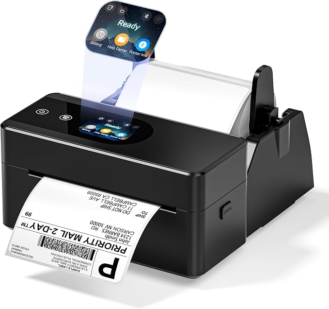Bluetooth Shipping Label Printer by OmezizyLabelPrinter