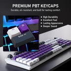 iRocks K74R Wireless RGB Illuminated Mechanical Gaming Keyboard, Hot-Swappable - Image 5