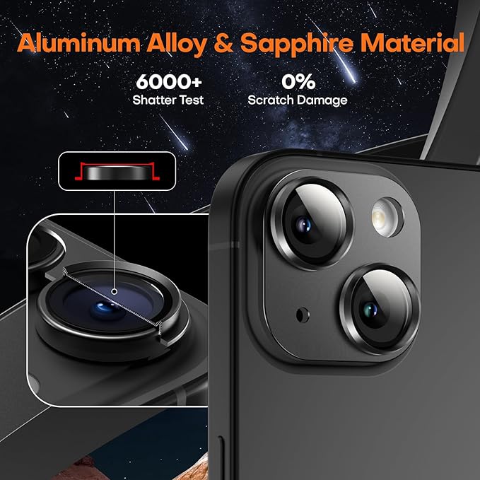 Camera Lens Protector for iPhone 15/iPhone 15 Plus/iPhone 14/iPhone 14 Plus - Image 5