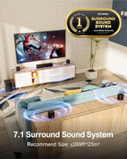 ULTIMEA 7.1ch Sound Bar with Subwoofer, Virtual Surround Sound System - Image 2