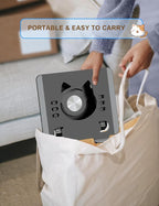 Tablet Stand 360° Rotating Aluminum Holder, Adjustable, Portable and Foldable - Image 6