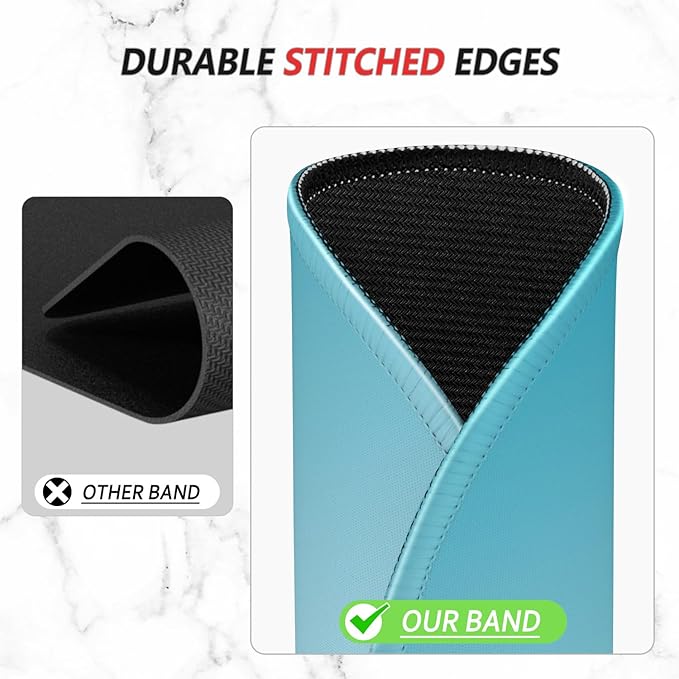 ITNRSIIET Mouse Pad Non-Slip Rubber Base Smooth Surface Stitched Edges - Image 5