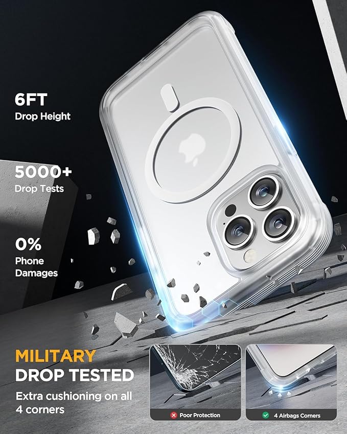 Miracase Magnetic for iPhone 12 Pro Max Case Full-Body Phone case - Image 4