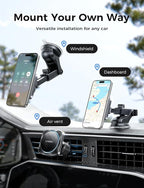 CHGeek for 15W Magsafe Car Mount Charger, iPhone Wireless Car Charger Magnetic - Image 3