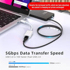 USB C to USB 3.0 Adapter, USB C Male to USB Female OTG Cable Thunderbolt3 to - Image 6