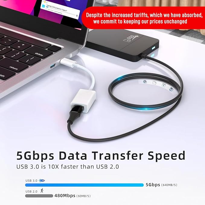 USB C to USB 3.0 Adapter, USB C Male to USB Female OTG Cable Thunderbolt3 to - Image 6