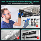 Compressed Air Duster, 3 Gear Adjustable 110000RPM Electric Air Blow Portable - Image 5