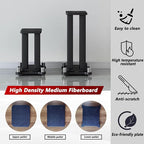 A Pair of Universal Speaker Stands, Heavy Duty Speaker Stands Holds Bookshelf - Image 7