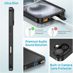 Lanhiem for iPhone 16 Plus Case, IP68 Waterproof Dustproof Shockproof Cases - Image 5