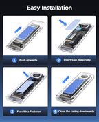 ORICO 40Gbps M.2 NVMe SSD Enclosure - Image 7