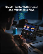 Belkin Pro Keyboard Case w/Magnetic Stand, Backlit Bluetooth Keyboard, Magnetic - Image 5