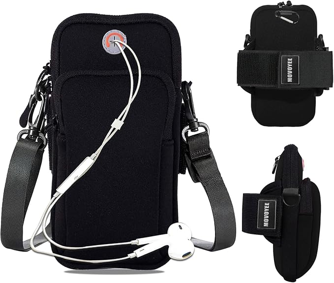 Phone Holder for Running Armband, Cell Phone Purse Small Crossbody Bags for by MOVOYEE