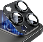 Esanik Upgrade 2 Pack for iPhone 15 Pro/iPhone 15 Pro Max Camera Lens Protector by Esanik