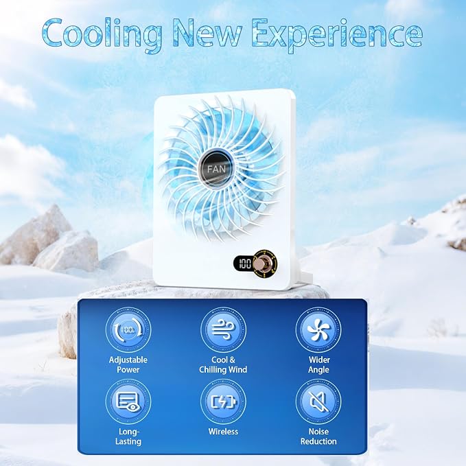 Mini Portable Fan, Silent Rechargeable Desk & Handheld - Image 6