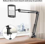 Metal Tablet Holder for Kindle Reading in Bed, Easy Adjust Hands Free Lazy Arm - Image 6