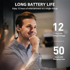 TOZO T6 Wireless Earbuds, Stereo Sound in Ear Headphones, 50 Hours Playtime - Image 5