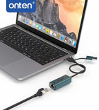 USB-A and USB-C to Ethernet Adapter, Driver Free RJ45 to USB C or USB A - Image 5