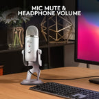 Blue Microphones Yeti Silver USB Mic - Image 10