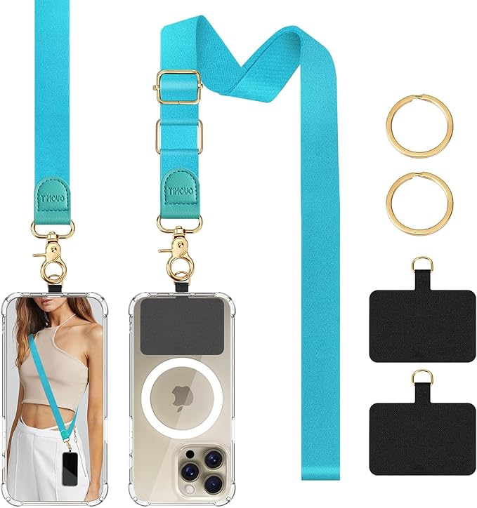 TiMOVO Phone Lanyard Crossbody Wrist Strap, Adjustable Anti-Theft Strap by TiMOVO