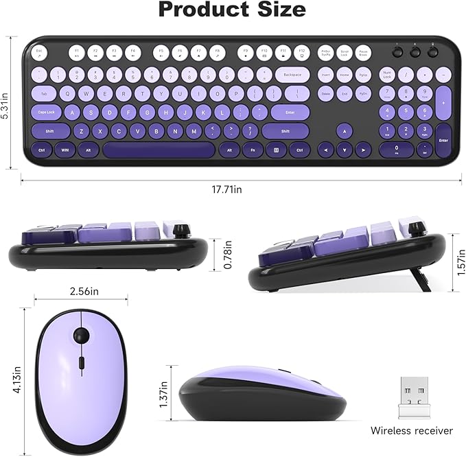 Wireless Keyboard Mouse Combo - Image 8