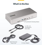 StarTech.com Universal USB4 & Thunderbolt 4 Docking Station, Quad Display on - Image 7