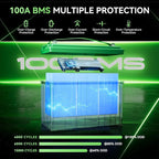 12V 100Ah LiFePO4 Battery BCI Group 31 Lithium Battery, Deep Cycle Battery - Image 3