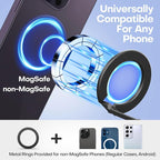 Mini Airplane Magnetic Phone Holder MagSafe Compatible Magnetic Travel Phone - Image 5