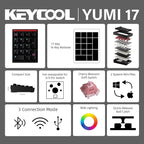 BOYI Y17 Aluminum Mechanical Numpad, Wireless RGB Numeric Keypad, Quick Release - Image 2