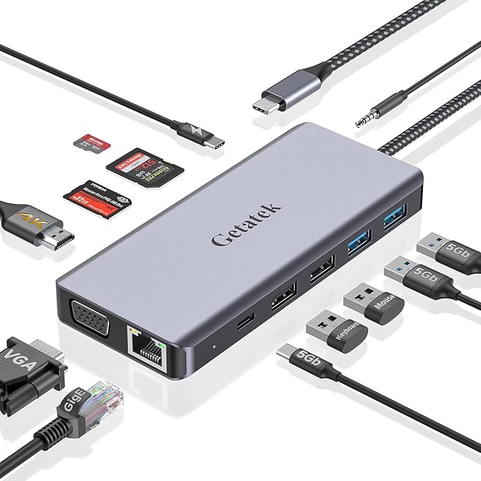 Getatek12-in-1 Docking Station by Getatek