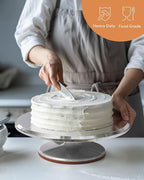 Kootek Aluminium Alloy Revolving Cake Stand 12 Inch Rotating Cake Turntable - Image 6