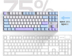 MageGee 75% Mechanical Gaming Keyboard, LED Blue Backlit, 87 Keys Compact TKL - Image 3