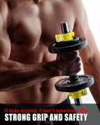 Narrow Barbell Clips 2.5cm Width - Image 5