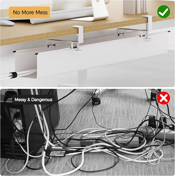 Under Desk Cable Management Tray 39.7" - Image 5