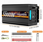 5000 Watt Power Inverter 12V DC to 110V 120V Converter - Image 7