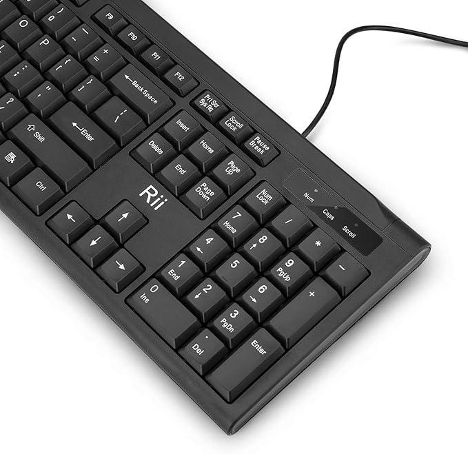 Rii RK907 Ultra-Slim Compact USB Wired Keyboard - Image 5