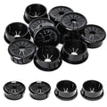 25 Pcs Cable Grommet, Snap Bushing 1" Mounting Diameter, Flexible Petal-Shaped by BOPOREAE