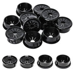 25 Pcs Cable Grommet, Snap Bushing 1" Mounting Diameter, Flexible Petal-Shaped by BOPOREAE