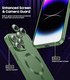Magnetic for iPhone 14 Pro Max Case Slim Soft TPU Bumper Shockproof Metallic - Image 3