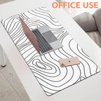 Mouse Pad Large Topographic Contour Map Non-Slip Game Desk Mat - Image 5