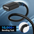 3 Pack USB Extension Cable 2 FT, Short USB 2.0 Type A Male to Female Extender - Image 3