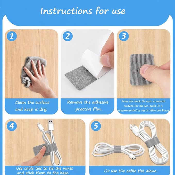 Under Desk Cable Management Set - Image 4