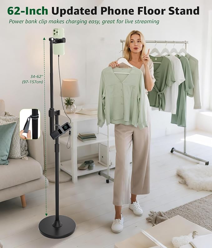 Phone Floor Stand, Overhead Phone Mount - Image 5