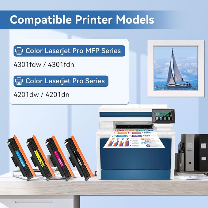MYTONER 210X Toner Cartridges 4 Pack Compatible Replacement - Image 2