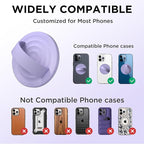 Magnetic Phone Ring Grip Holder, Silicone Finger Loop Grip, Compatible - Image 7