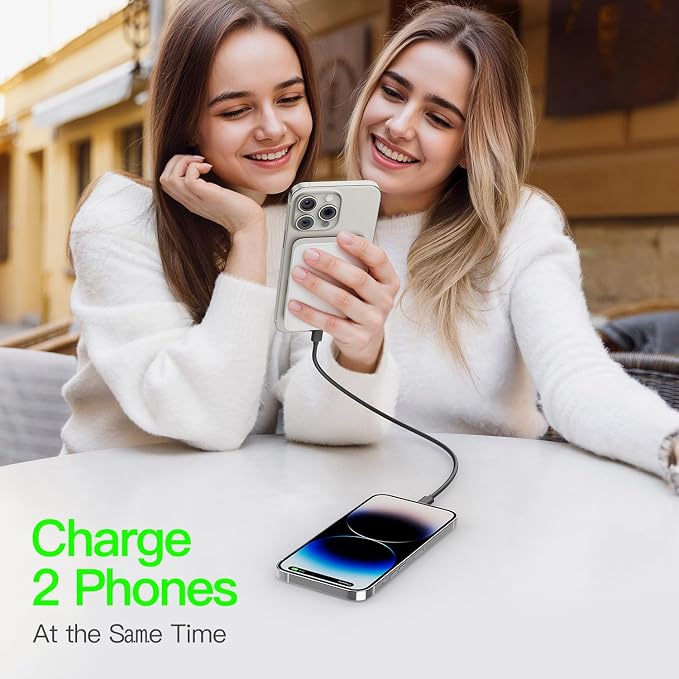 2025 Magnetic 15W Power Bank for iPhone, 5000mAh Magsafe Battery Pack - Image 7