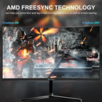 CRUA 24” Curved Gaming Monitor, 180Hz/144Hz FHD 1080P, Support 120% sRGB - Image 3