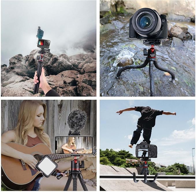 Famall Flexible Phone Tripod for GoPro, Mini Camera Stand - Image 8